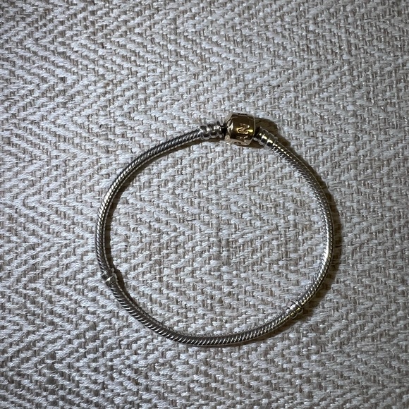 Pandora Moments Sterling Silver with 14K Gold Clasp - Picture 7 of 8